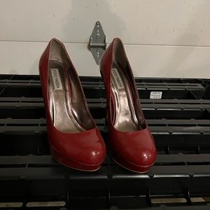 Red Steve Madden heels